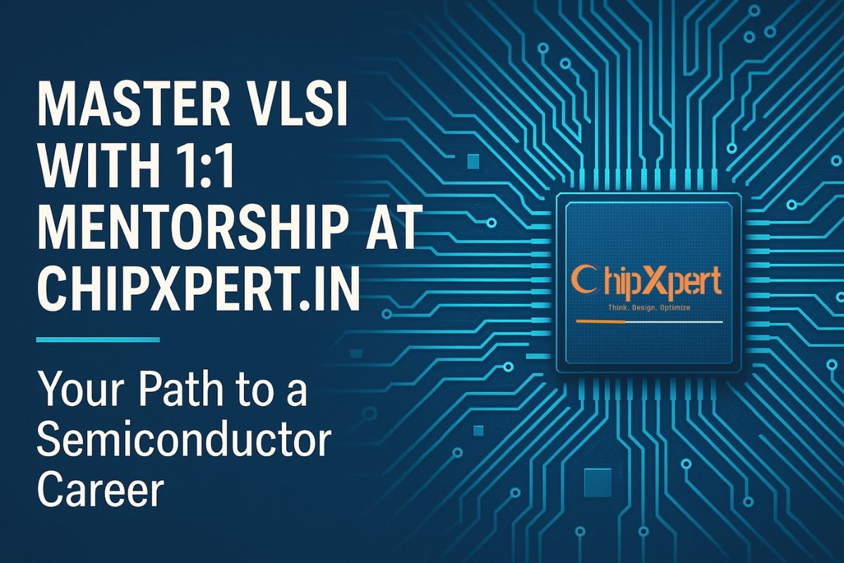Master VLSI with 1:1 Mentorship at ChipXpert : Your Path to a Semiconductor Career