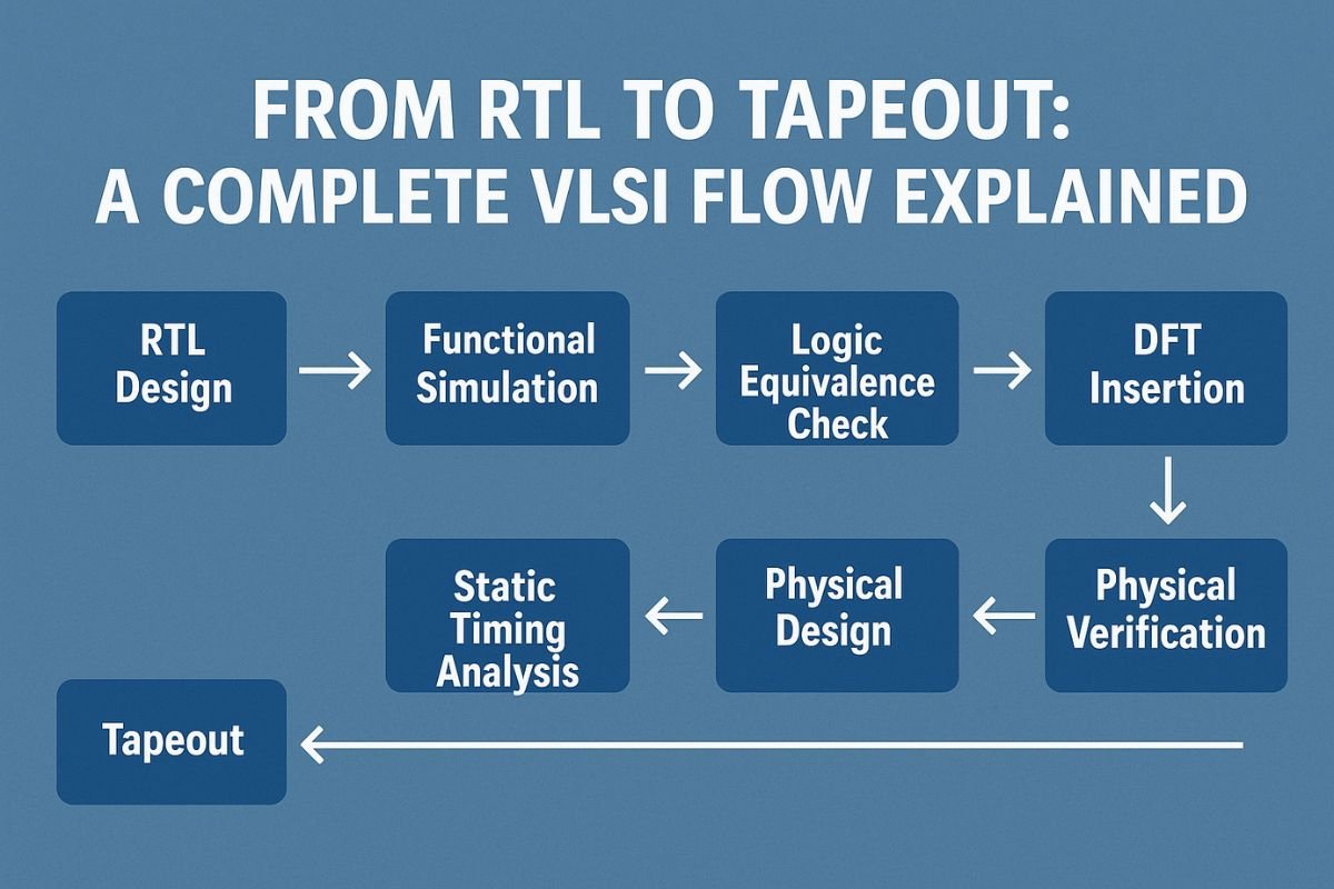 From RTL to Tapeout : A Complete VLSI Flow Explained