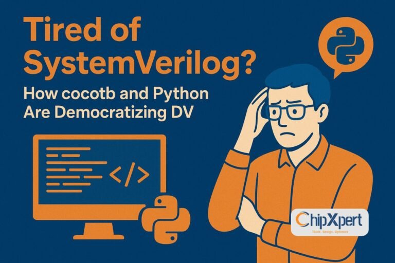 systemverilog - cocotb and Python Are Democratizing DV